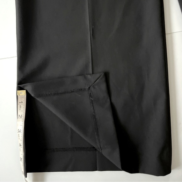ZARA Wide Leg Trousers Women XL Black Pleaded Side Leg Hem Slit Pockets NWT - Picture 10 of 15